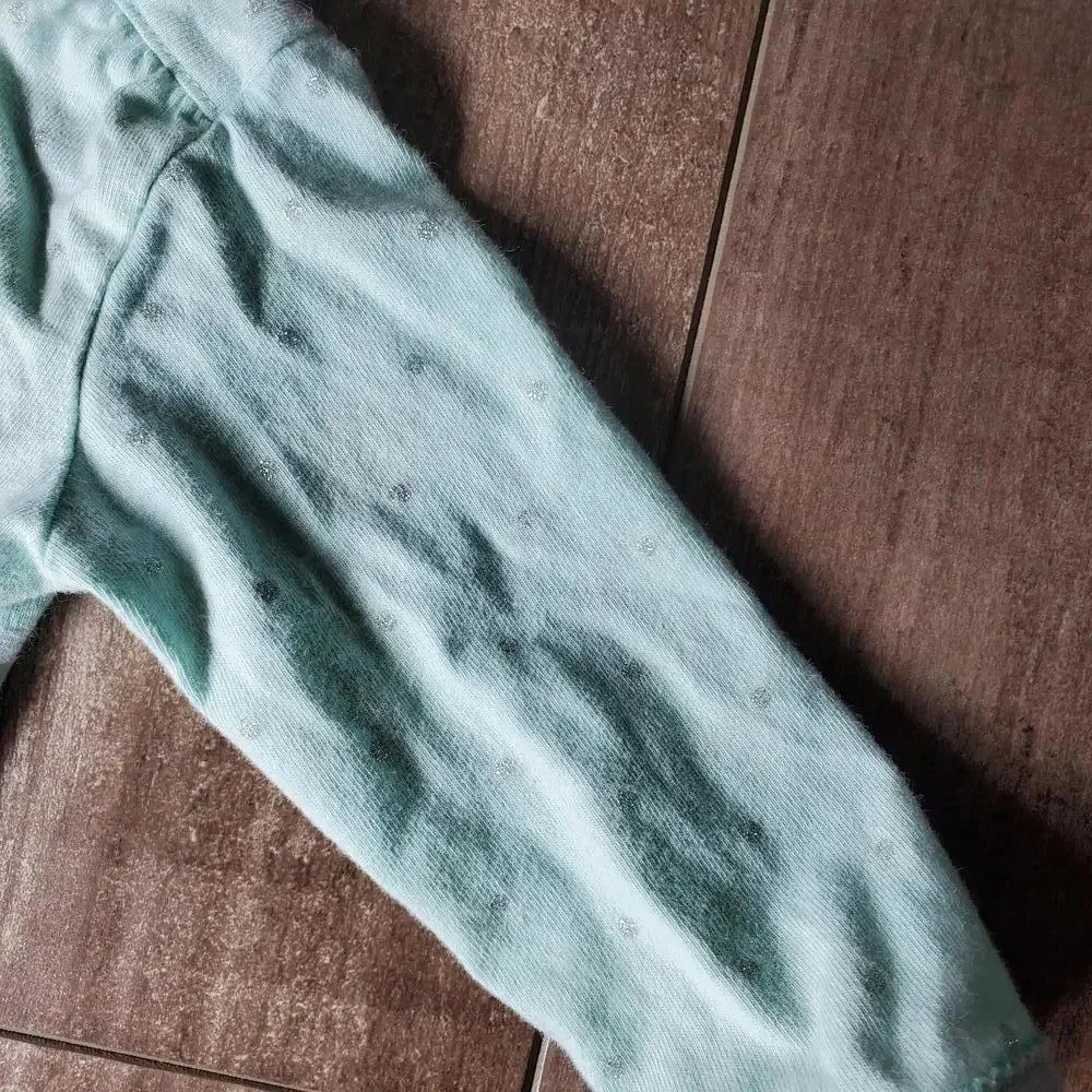 Just One You by Carter's Baby Girls Bodysuit Sleeper PJs Size 3M Mint Green